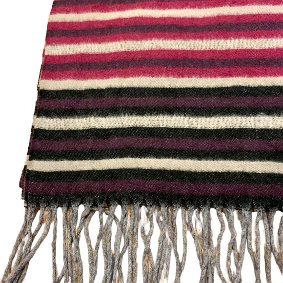 Cashmink by V. Fraas Striped Winter‎ Scarf - Picture 2 of 5
